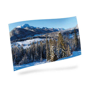 My Village Winter Village XL Cloth Background image 0