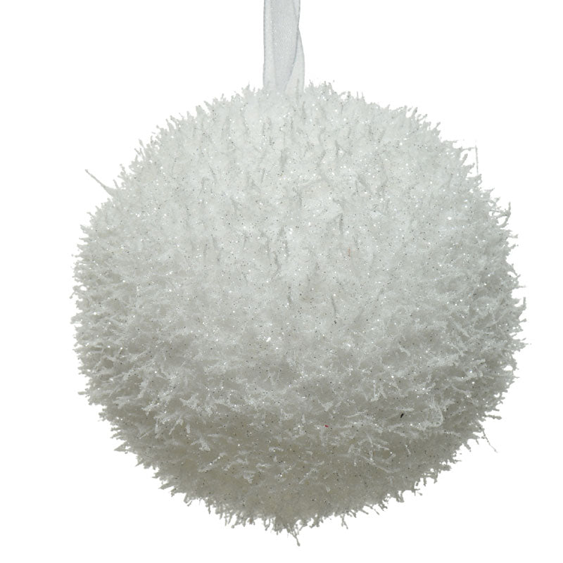 Decoris Foam Bauble with Ice Design image 0