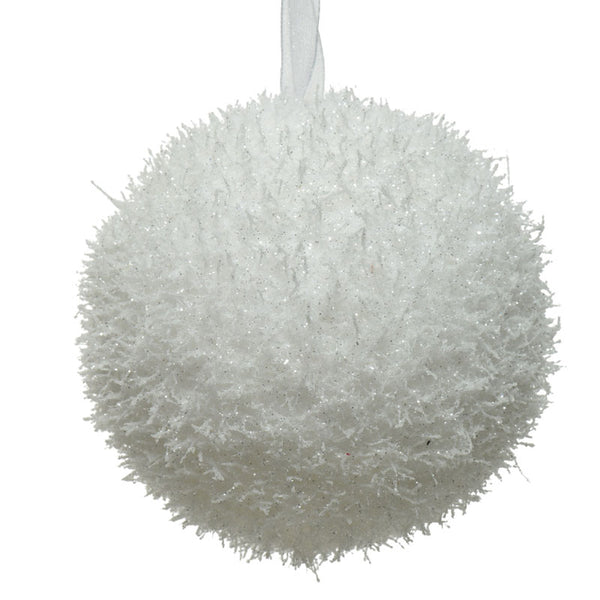 Decoris Foam Bauble with Ice Design image 0
