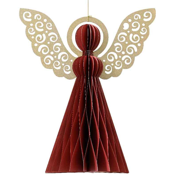 Decoris Hanging Paper Angel image 1