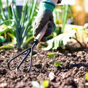 AMES 3 Prong Hand Cultivator Carbon Steel image 1