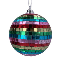 Gisela Graham Multi-Coloured Mirror Ball image 0