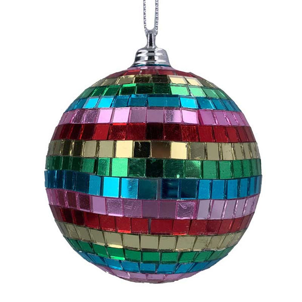 Gisela Graham Multi-Coloured Mirror Ball image 0
