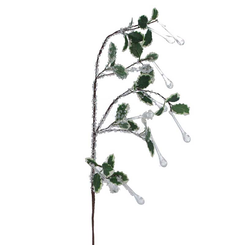 Gisela Graham Frosted Raindrop Branch (65cm) image 0