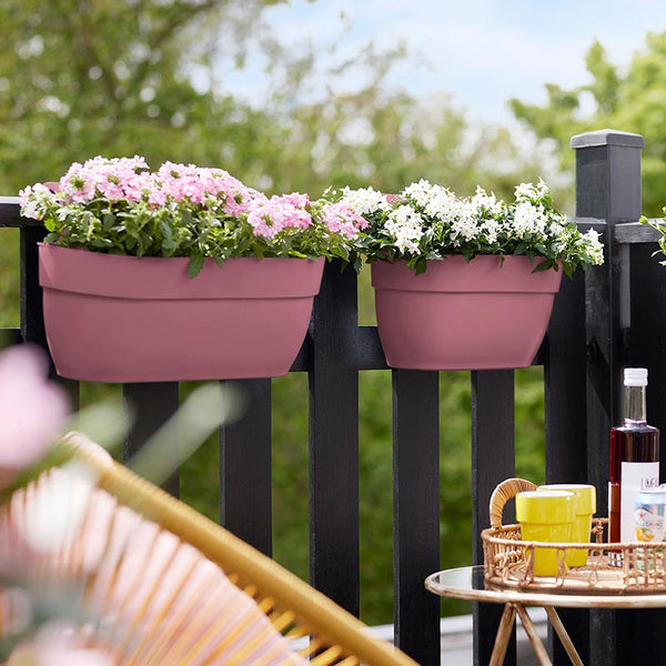elho® Vibia Campana Easy Hanger Large Dusty Pink Planter image 1