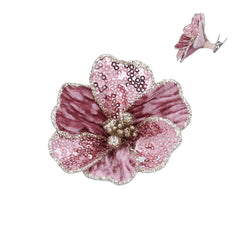 Gisela Graham Dark Pink Magnolia Clip image 0