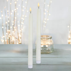 Premier Battery-Operated LED Taper Candles (Pack of 2) image 0