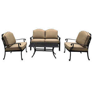 Hartman Amalfi 2 Seater Sofa Lounge Set in Bronze image 5