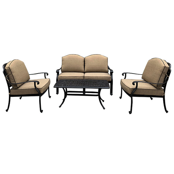 Hartman Amalfi 2 Seater Sofa Lounge Set in Bronze image 5