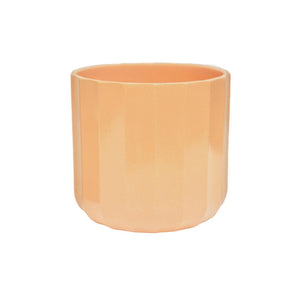 Ivyline Positano Geo Indoor Planter Range - Apricot, 12cm image