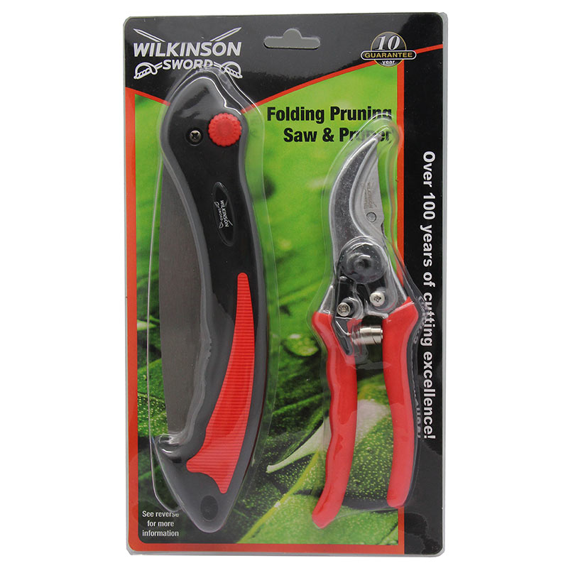 Wilkinson Sword Folding Saw & Pruner Set image 0