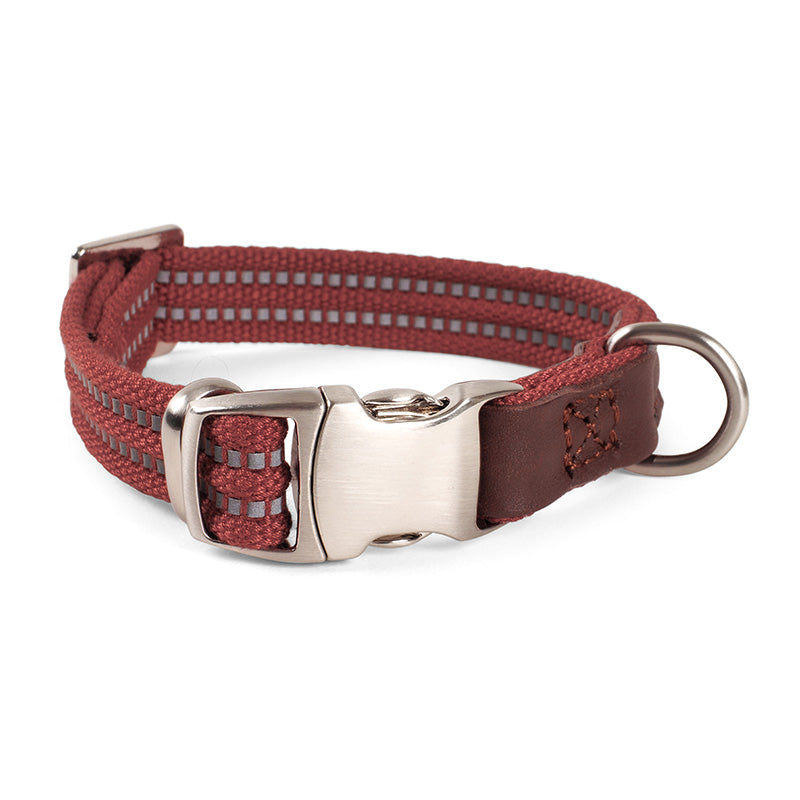 Zoon Walkabout Primo Dog Collar Burgundy image 0