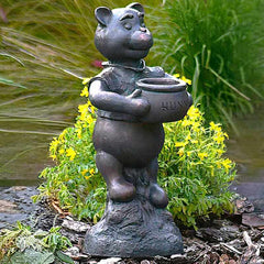 Home & Garden UK Small Pooh Bear Garden Statue image 0
