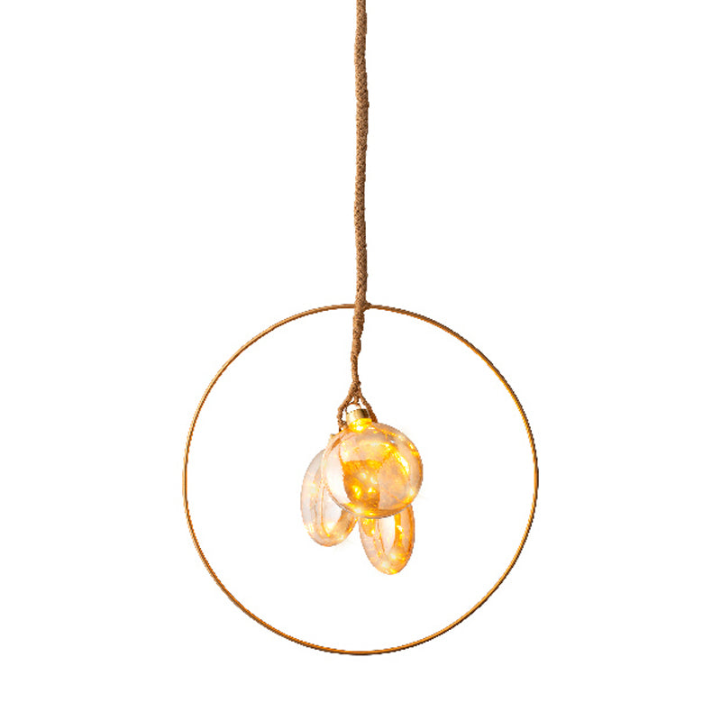 Lumineo Hanging Hoop with Micro LED Balls image 0