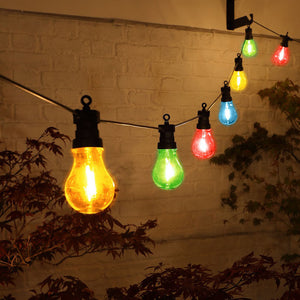 NOMA 10 Multi Coloured Connectable Festoon Lights image 0