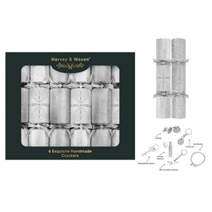 Harvey & Mason 6 Exquisite Silver Crackers image 0