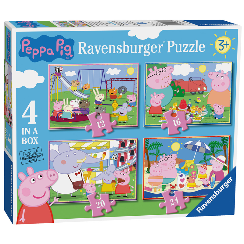 Ravensburger Puzzle Peppa Pig - 4 in a Box image 0