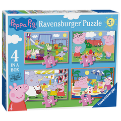 Ravensburger Puzzle Peppa Pig - 4 in a Box image 0