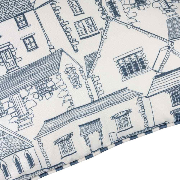 Wylder Abersoch Town Outdoor Cushion, 45 x 45cm - Sail Blue image 4