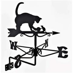 Espira Cat and Mouse Mini Weathervane image 0