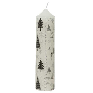 Decoris Advent Pillar Candle image 0