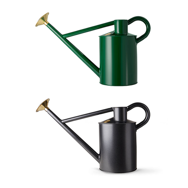 Haws The Bearwood Brook Watering Can (2 Gallon) grey and green