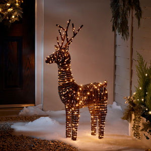 Beautiful Christmas AmberGlow Reindeer