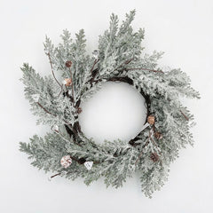 Beautiful Christmas Diamond Frost Wreath