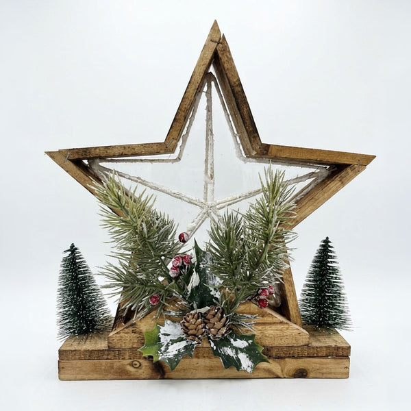 Beautiful Christmas Enchanted Forest Star