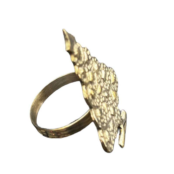 Beautiful Christmas Gilded Pine Napkin Rings (Pack of 4)