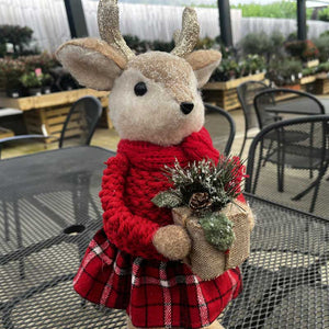 Beautiful Christmas Glitter Antler Reindeer