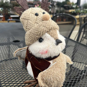 Beautiful Christmas Reindeer Beanie Winter Bird