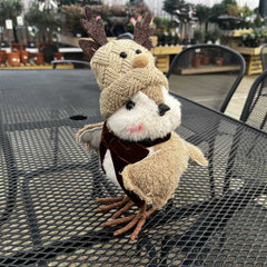 Beautiful Christmas Reindeer Beanie Winter Bird