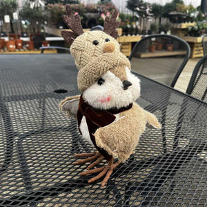 Beautiful Christmas Reindeer Beanie Winter Bird
