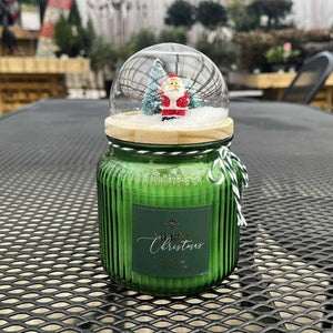 Beautiful Christmas Santa's Snow Globe Scented Candle (Assorted Designs)