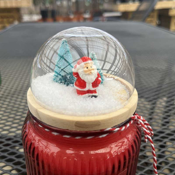 Beautiful Christmas Santa's Snow Globe Scented Candle (Assorted Designs)