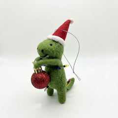 Beautiful Christmas Santa Saurus