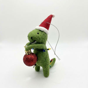 Beautiful Christmas Santa Saurus