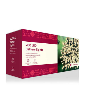 Beautiful Christmas Battery-Operated String Lights