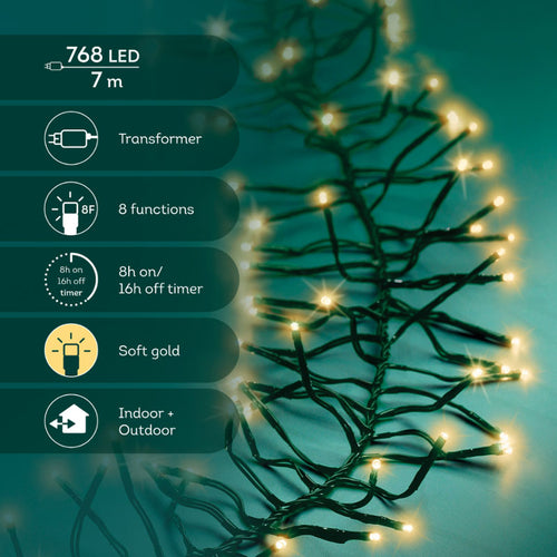 Beautiful Christmas Cluster Twinkle String Lights