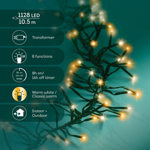 Beautiful Christmas Cluster Twinkle String Lights