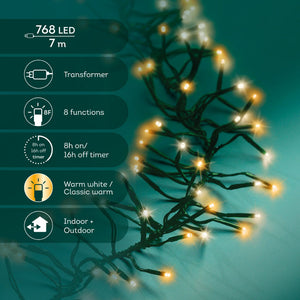 Beautiful Christmas Cluster Twinkle String Lights