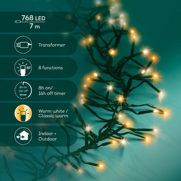 Beautiful Christmas Cluster Twinkle String Lights