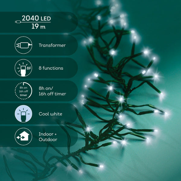 Beautiful Christmas Cluster Twinkle String Lights
