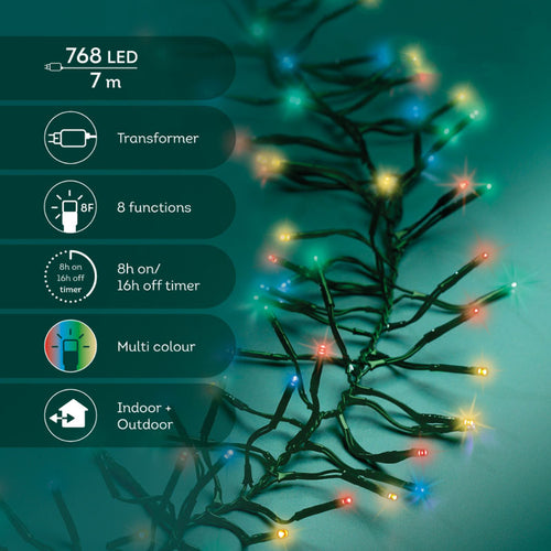 Beautiful Christmas Cluster Twinkle String Lights