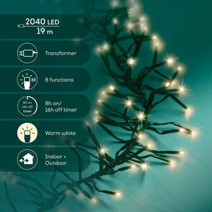 Beautiful Christmas Cluster Twinkle String Lights