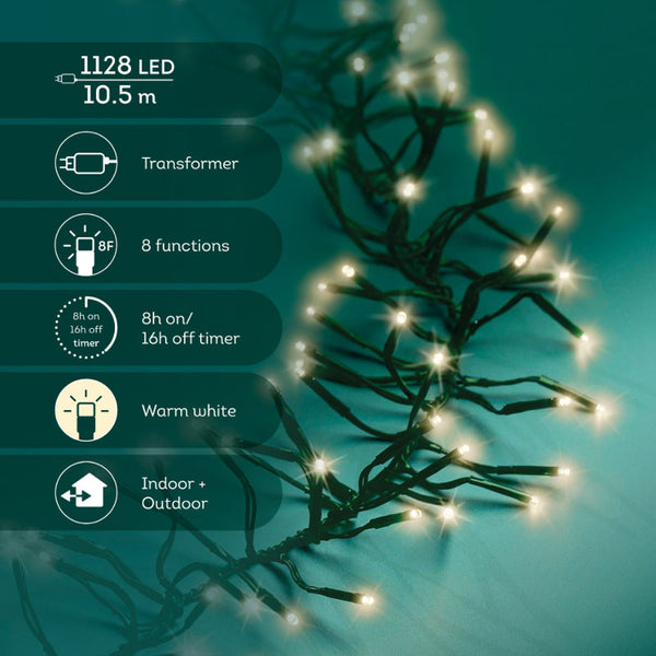 Beautiful Christmas Cluster Twinkle String Lights