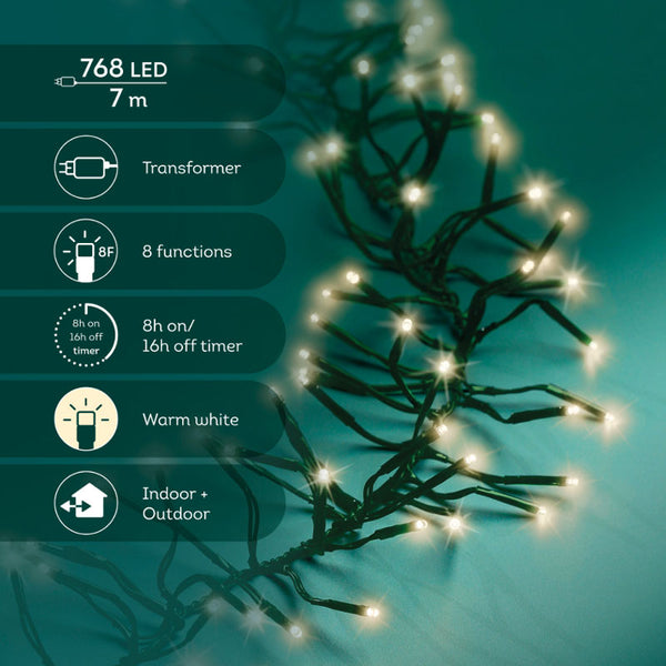 Beautiful Christmas Cluster Twinkle String Lights