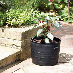 Stewart Garden Smithy Patio Tub Gun Metal image 2