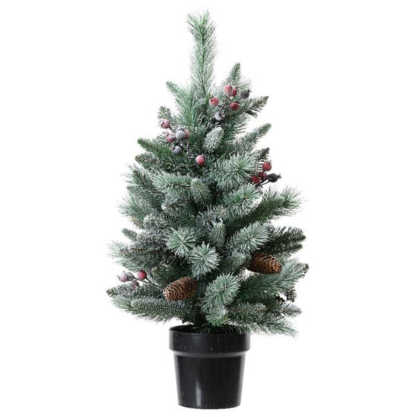 Everlands Mini Frosted Windham Tree - 75cm image